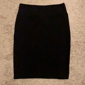 Black LuLaRoe Pencil Skirt